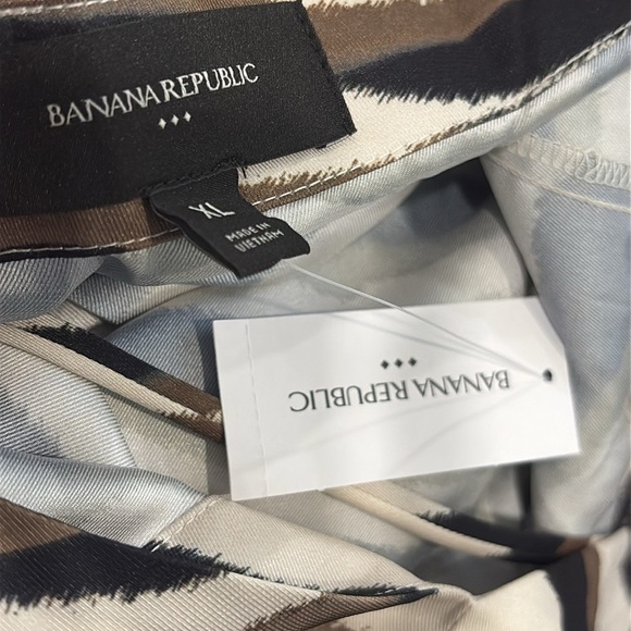 NWT! Banana Republic Silky Twill Maxi Dress XL - Picture 5 of 9